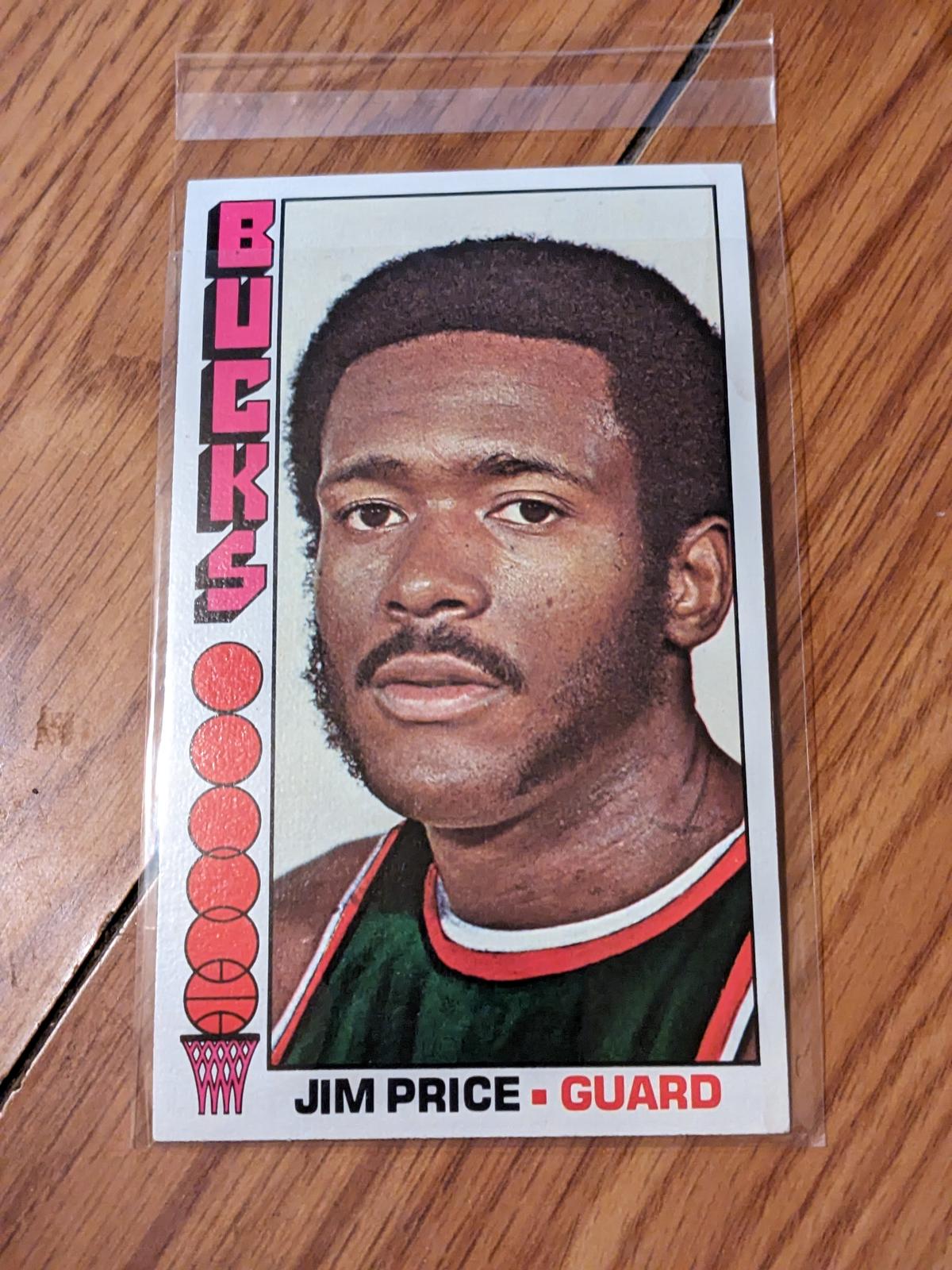 1976-77 Topps #32 Jim Price Milwaukee Bucks NBA Vintage Basketball Card