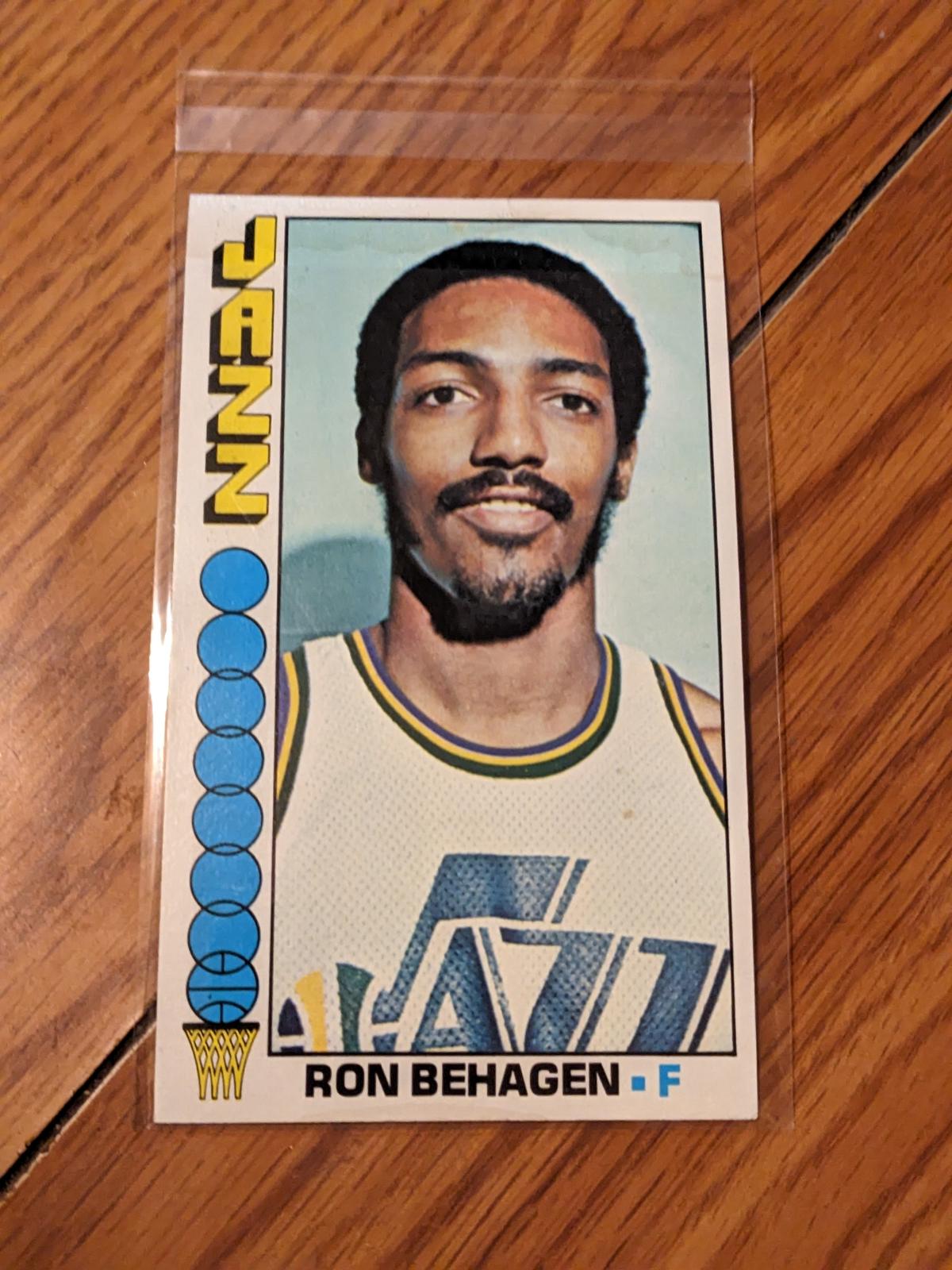 Ron Behagen 1976-77 Topps jumbo card