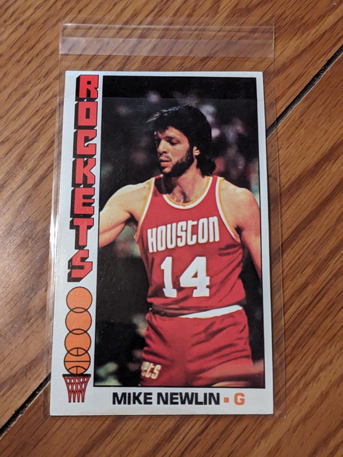 Mike Newlin 1976-77 Topps jumbo card