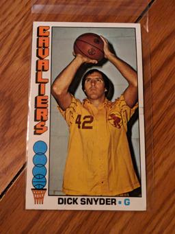 Dick Snyder 1976-77 Topps jumbo card