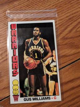 Gus Williams 1976-77 Topps jumbo Vintage card