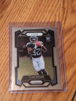 2023 Panini Prizm Football Tyjae Spears #396 RC/Rookie