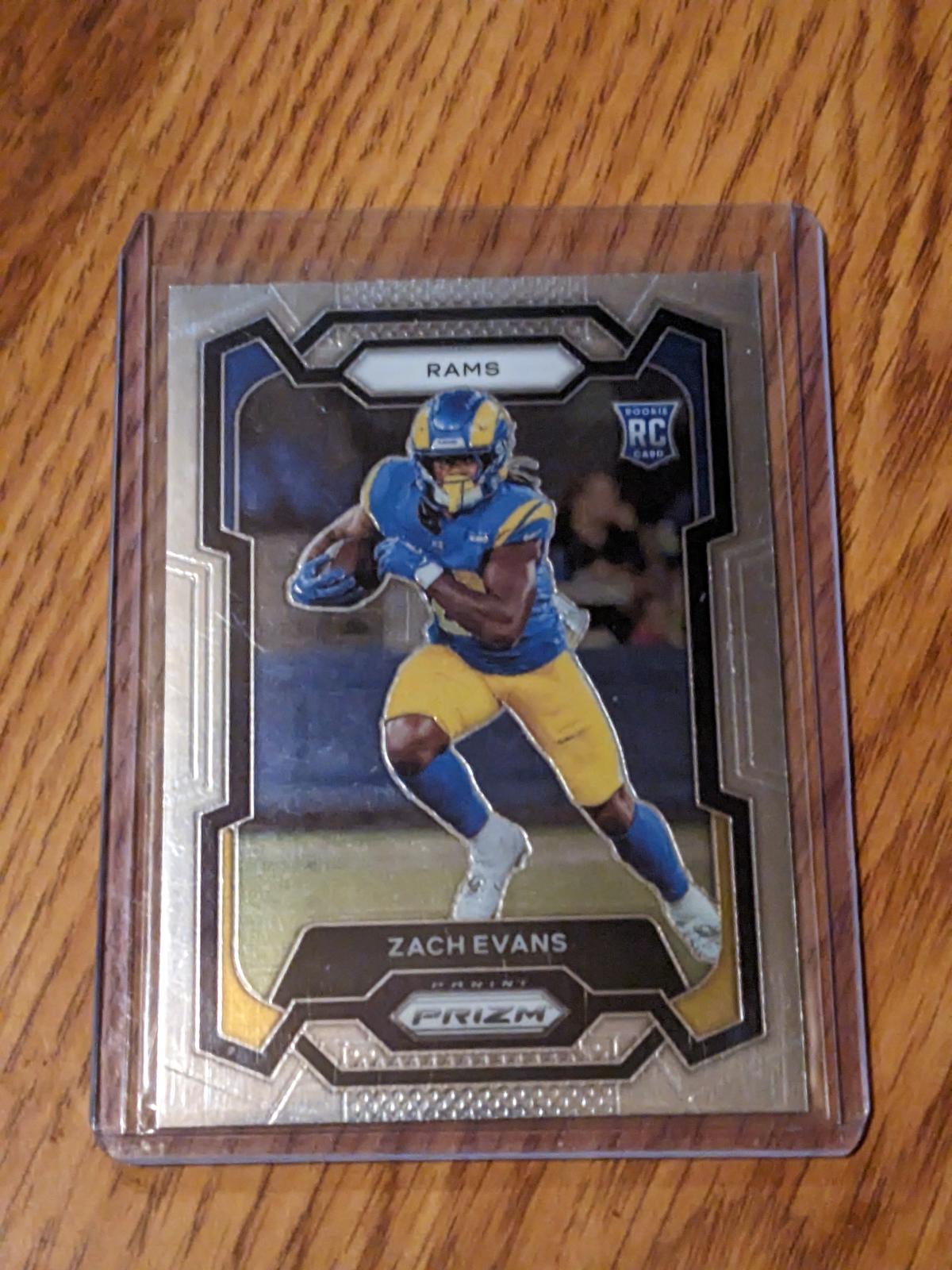 2023 Panini Prizm Football ZACH EVANS Rookie