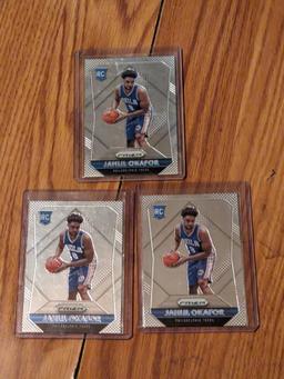 x3 lot all being Jahlil Okafor 2015-16 Panini Prizm Rookies Card #329 Rookie RC's