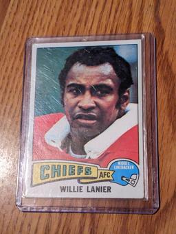 1975 TOPPS WILLIE LANIER #325 CHIEFS HOF