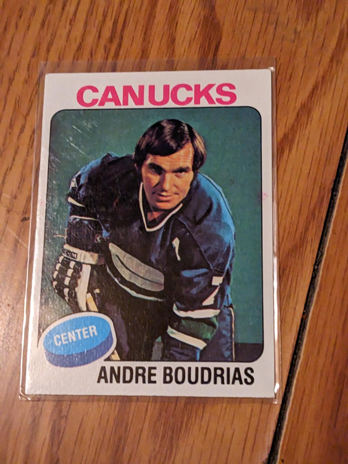 1975-76 Topps Hockey #60 Andre Boudrias