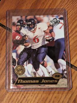 Thomas Jones 2000 Press Pass ROOKIE Power Pick #PP5 - Virginia Tech Hokies