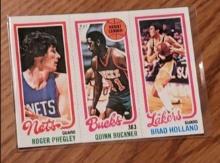 1980-81 Topps #144 Roger Phegley/ Quinn Buckner/ Brad Holland