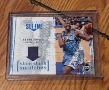 2005-06 Upper Deck Slam Slam Dunk Swatches Bryon Russell #SL-BR