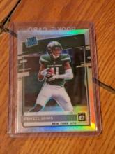 2020 Donruss Optic Rated Rookie Silver Prizm Denzel Mims RC Jets #173