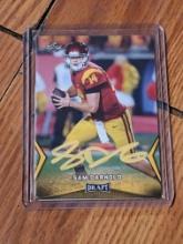 Sam Darnold autographed card w/coa