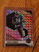 2021 Panini Mosaic Khalil Herbert Mosaic Camo Pink Prizm #380