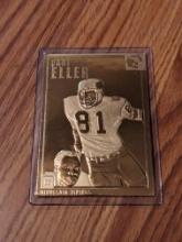 Carl Eller 1990's Danbury Mint Encased 22kt Gold Football Card #24 Vikings