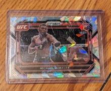 2023 Prizm UFC Silver Cracked Ice Michael Morales Rookie Welterweight