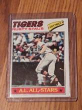 Rusty Staub 1977 Topps All-Star #420 Detroit Tigers Vintage