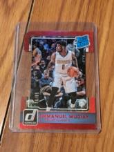 78/99 SP Emmanuel Mudiay 2015-16 Panini Donruss Rated Inspirations Die-Cut