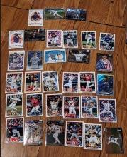 x32 card mlb lot with chrome cards/ rookies/ young prospects, etc See pictures