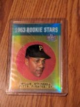 2001 Topps Archives Willie Stargell Chrome Refractor RC Reprint Card #553