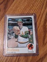 1973 Topps Baseball Rollie Fingers Oakland Athletics Vintage #84
