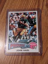 1975 Topps Vintage Football John Hadl #443 Green Bay Packers
