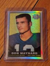 2001 Topps Archives Reserve Football - #150 - Don Maynard - New York Titans