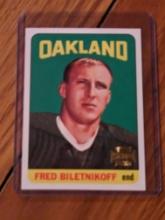 1965 Topps Fred Biletnikoff RC #133 Oakland Raiders