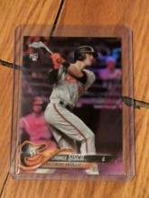 2018 Topps Chrome Chance Sisco Pink Refractor Rookie RC #133