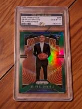 Deividas Sirvydis 2019 Panini Prizm rc gem mt 10 Fivestar Grading Graded green prizm