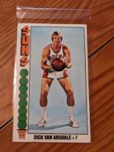 1976-77 TOPPS NBA DICK VAN ARSDALE PHOENIX SUNS BASKETBALL JUMBO CARD