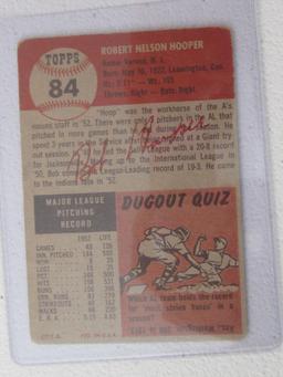 1953 TOPPS BOB HOOPER NO.84 VINTAGE