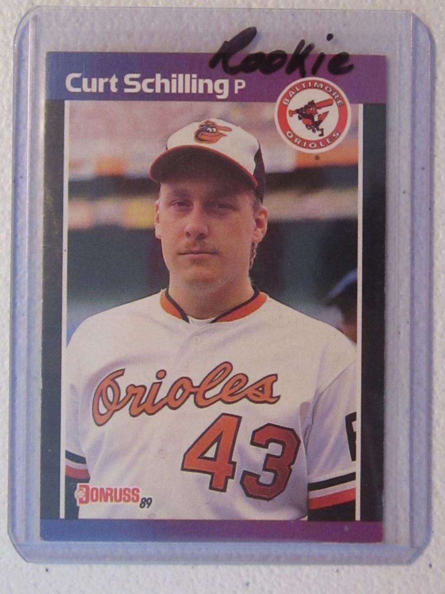 1989 DONRUSS CURT SCHILLING RC ORIOLES