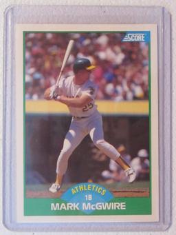 1989 SCORE MARK MCGWIRE A'S