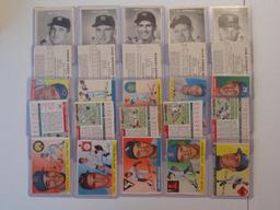 LOT OF HAND CUT MAGAZINE BASEBALL CARDS