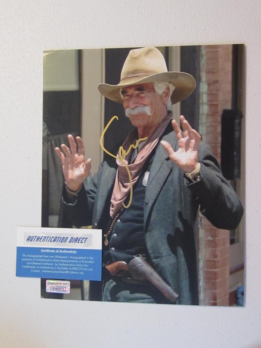 SAM ELLIOTT SIGNED 8X10 PHOTO WITH COA