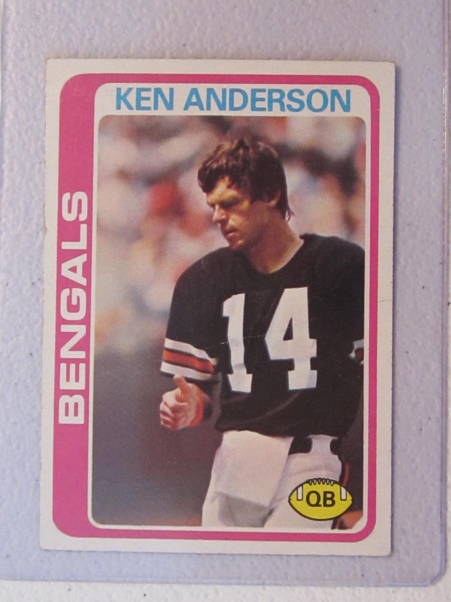 1978 TOPPS KEN ANDERSON BENGALS