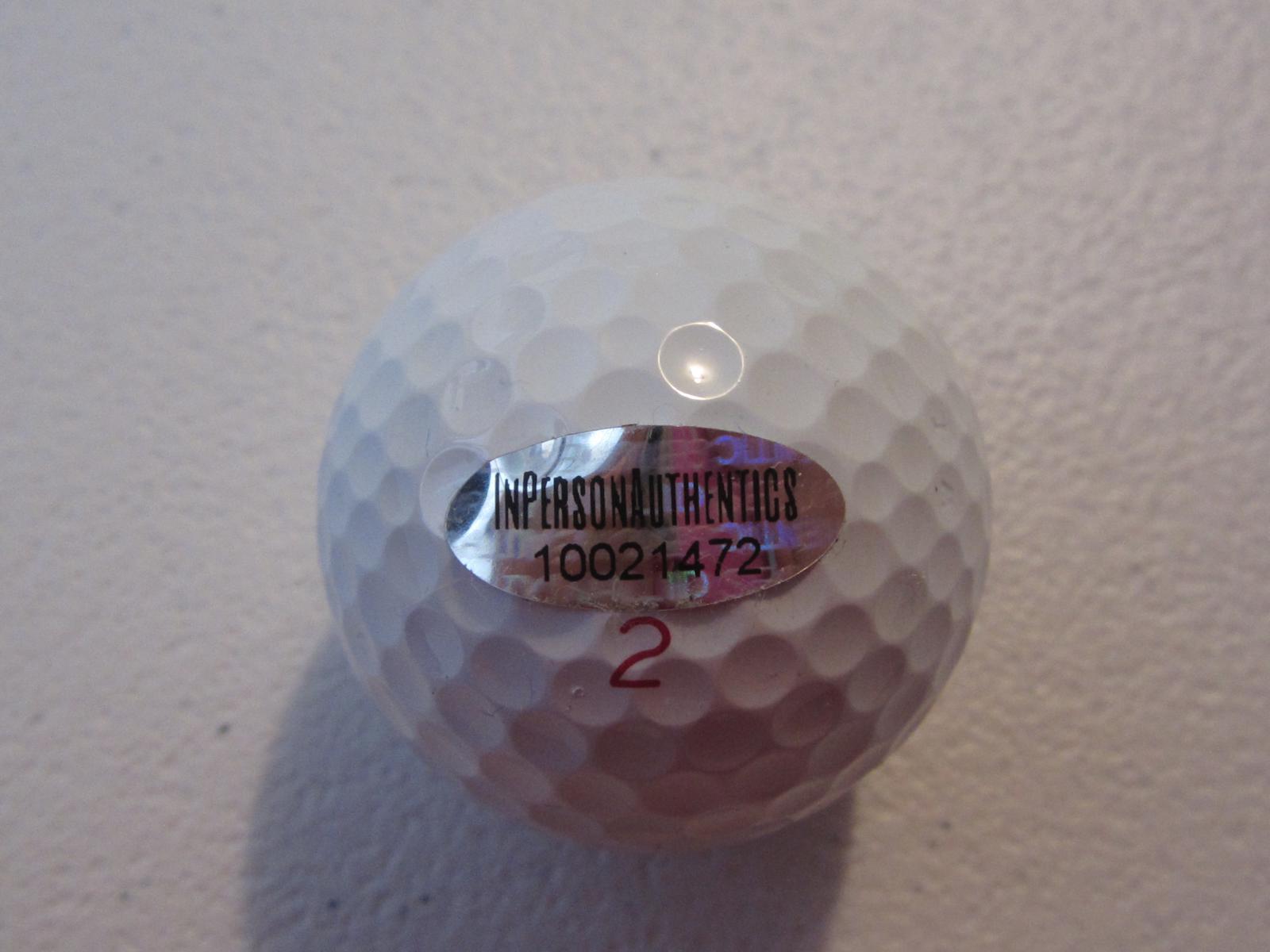 TIGER WOODS SIGNED GOLF BALL WITH COA