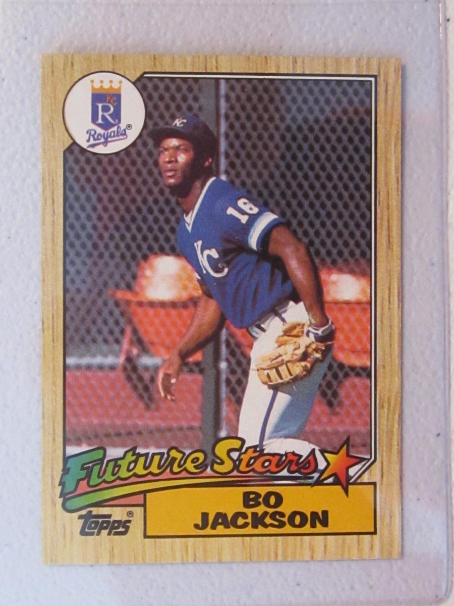 1987 TOPPS BO JACKSON FUTURE STARS ROYALS