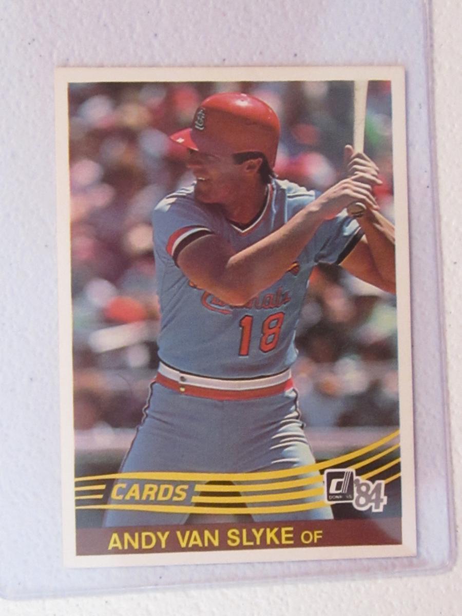 1984 DONRUSS ANDY VAN SLYKE CARDINALS