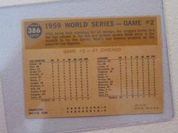 1960 TOPPS 1959 WORLD SERIES NO.386 VINTAGE