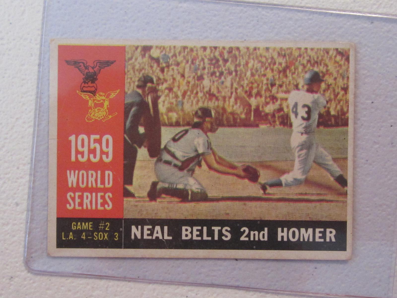 1960 TOPPS 1959 WORLD SERIES NO.386 VINTAGE