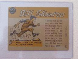 1960 TOPPS BILL SKOWRON ALL-STAR NO.553 VINTAGE