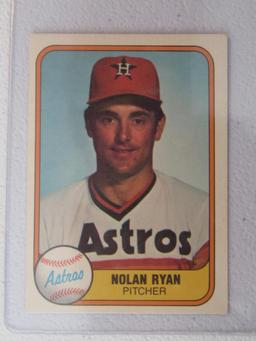 1981 FLEER NOLAN RYAN ASTROS