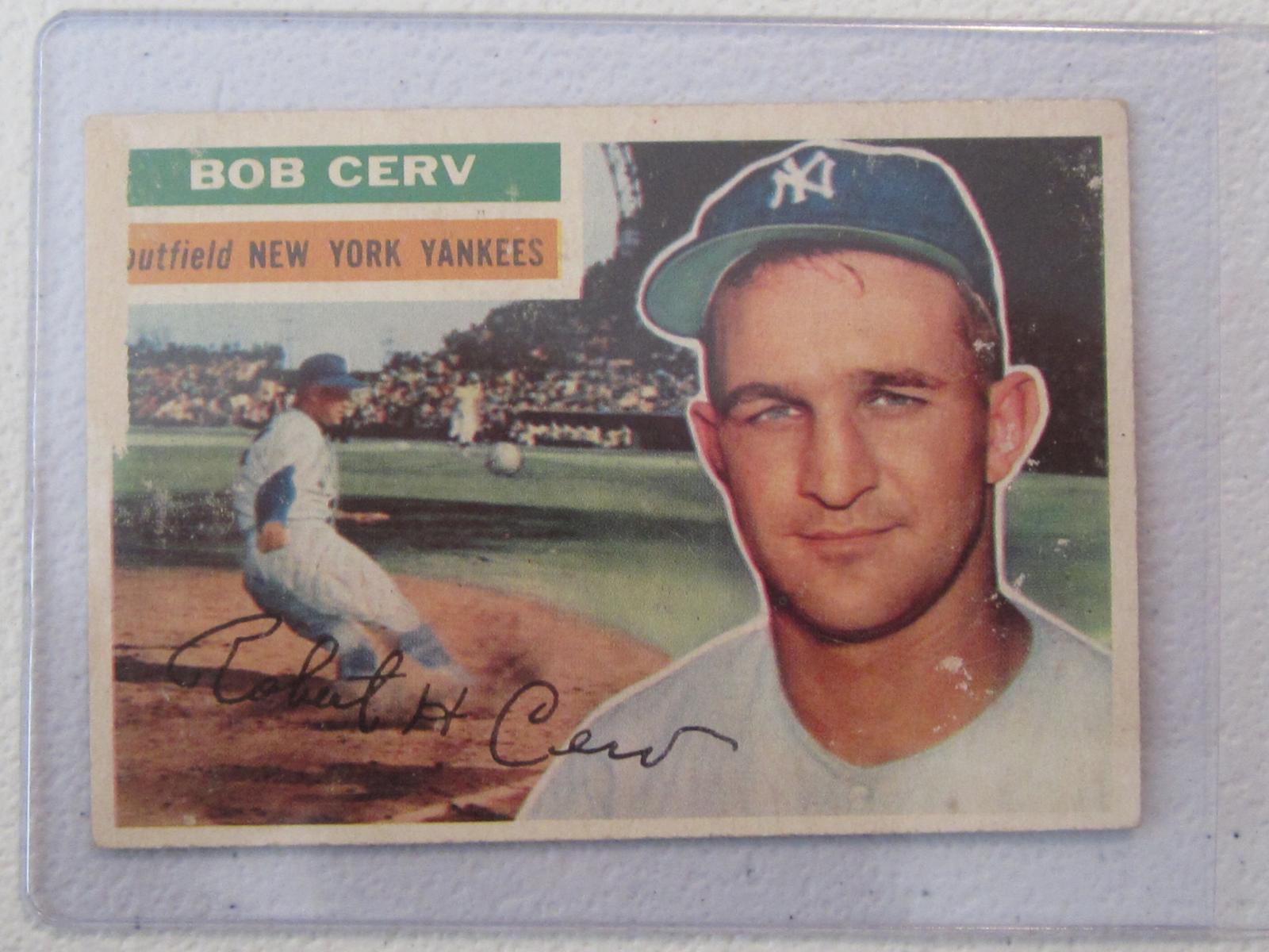 1956 TOPPS BOB CERV NO.288 VINTAGE