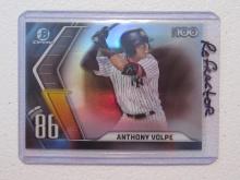 2022 BOWMAN CHROME ANTHONY VOLPE TOP 100