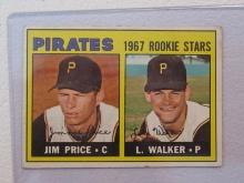 1967 TOPPS JIM PRICE,LUKE WALKER ROOKIE NO.123