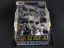 Patrick Ewing Signed Trading Card Direct COA