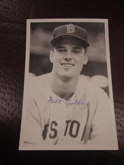 MILT BOLLING SIGNED BW POSTCARD COA