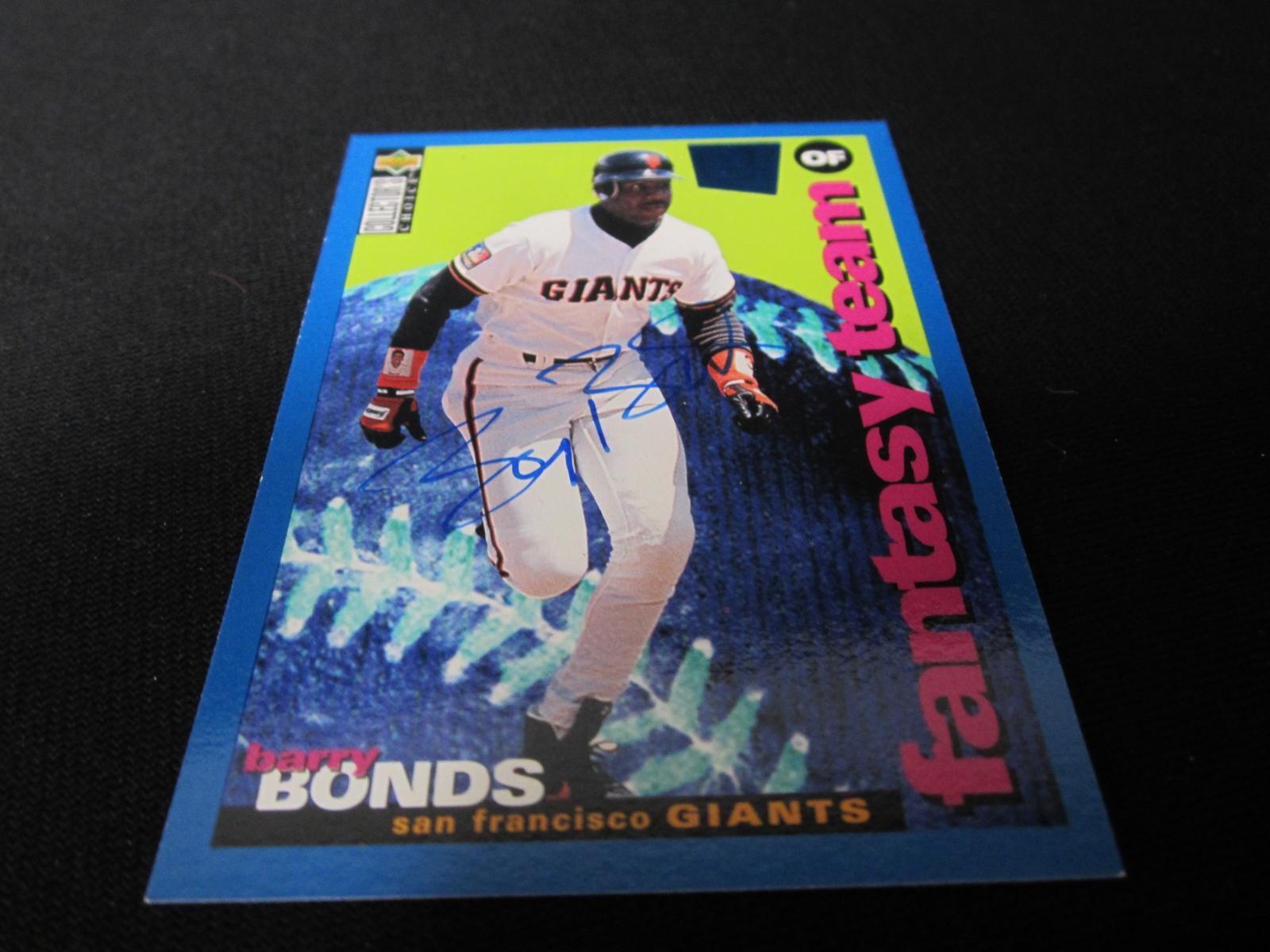 1994 UD CC BARRY BONDS AUTOGRAPH AUD COA