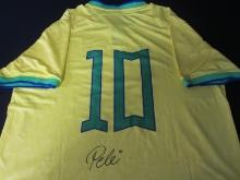 Pele Signed Jersey COA Pros