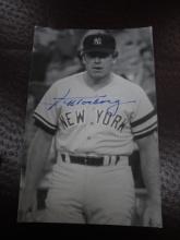 JEFF TORBORG SIGNED BW POSTCARD COA